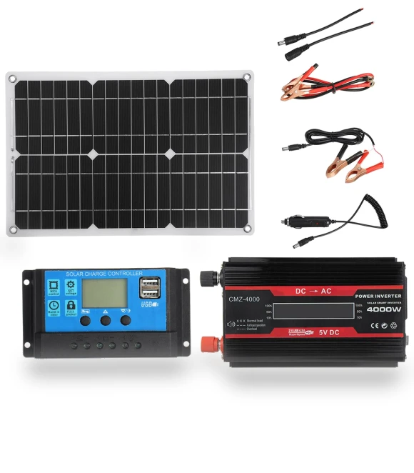 Solar Power Inverter with Smart LCD Display — Renewable Energy Converters, WJ hey