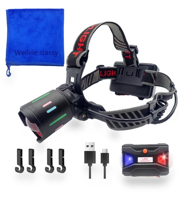 Stylish and Powerful USB-Rechargeable Headlamp — Flashlights, MIYAKO DENKI