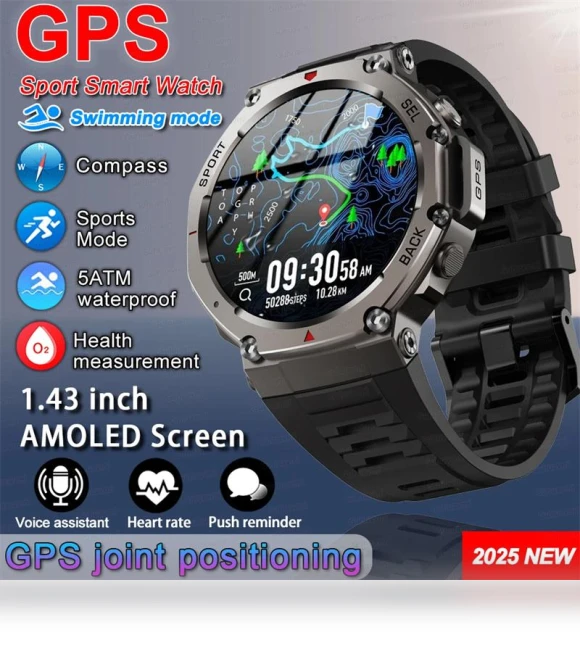 T-Rex 3 GPS Smartwatch — Smartwatches, QLY Online