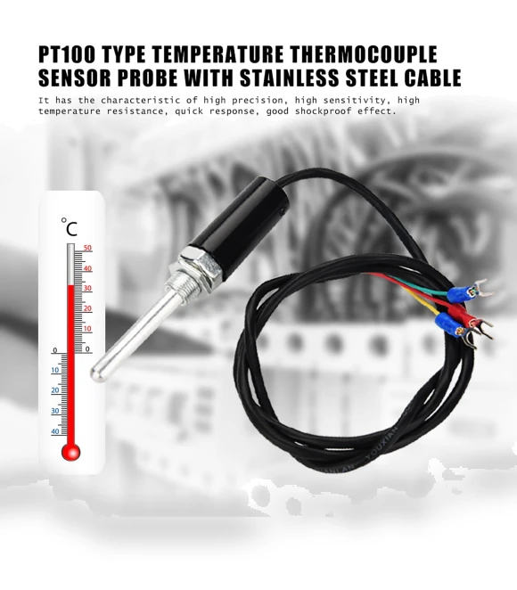 Temperature Thermocouple Sensor Probe — Temperature Measurement Tools, Fishine
