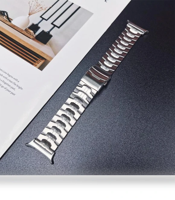 Titanium Alloy Strap with Safety Buckle — Smartwatches, Smartwatch 2025