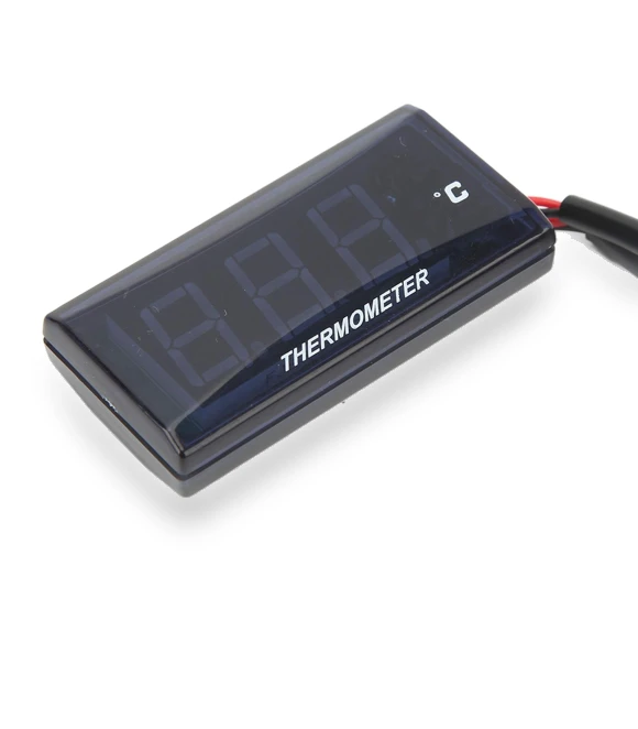 Universal Motorcycle LCD Water Temperature Gauge — Water & Oil Temperature, Neoglint