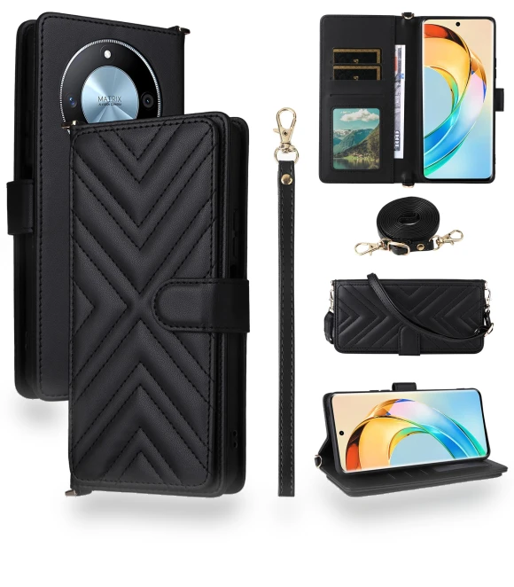 Wallet Case with Shoulder/Wrist Strap — Basic Cases, Samrtwatch Bands Straps