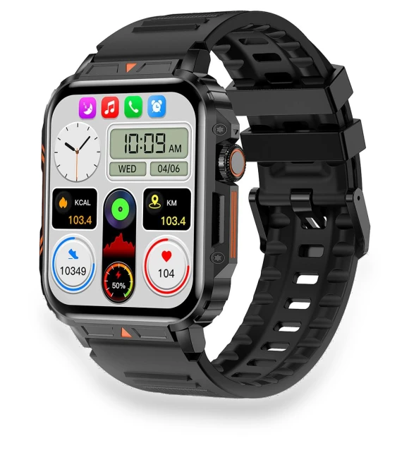 1.95-inch Outdoor Sports Tracker — Smartwatches, Tiktkkkk