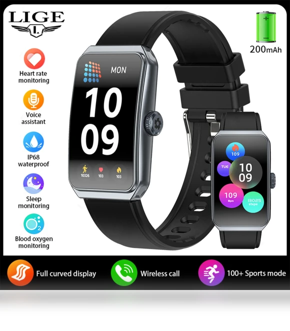 Bluetooth Call Smart Watch — Smartwatches, LIGE