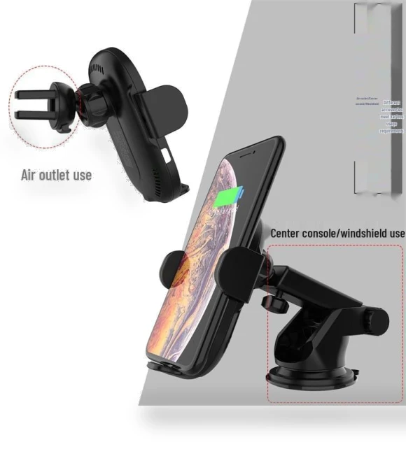 Infrared Sensor Car Mount & Wireless Phone Charger — Dashboard Installation Kits, ElectroCN