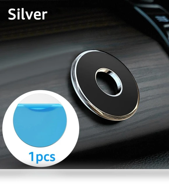 Universal Magnetic Car Phone Holder Stand — Dashboard Installation Kits, Rainbow Rain