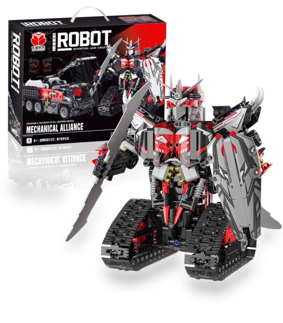 Urban Technical Remote Control Robot Truck Car Building Blocks — Construction Kits, Focus on toys