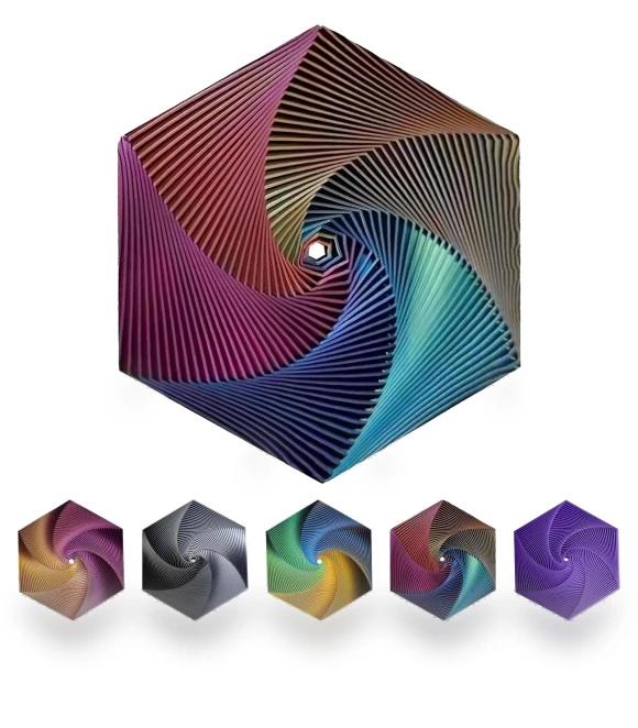 Fractal Hexagon Spinner — Stress Relievers, JOHO - CarGear