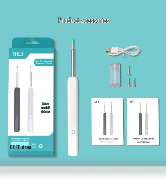 HD Wireless Luminous Ear Spoon Endoscope — Syringes, the BAY