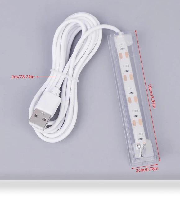 Micro Aquarium LED Light with Remote Control — Lights, Dachong