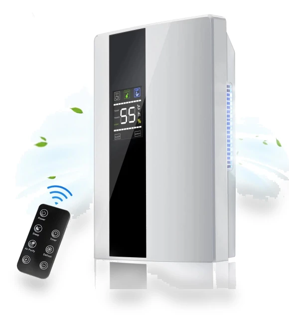 Smart Remote Control Dehumidifier with LED Display — Air Moisture Control, First choice