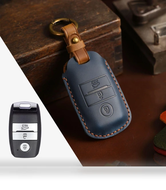 Leather Key Case — Key Holders & Accessories, Auto Parts Decorate