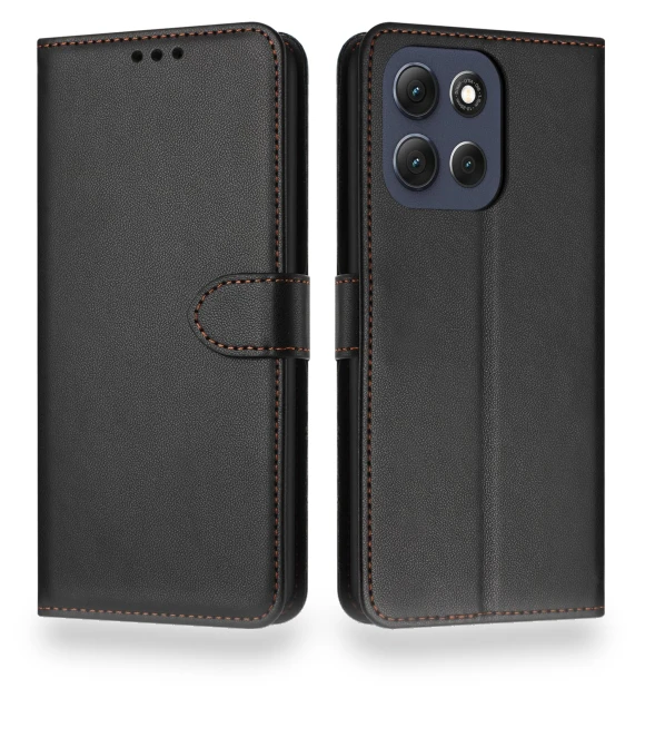 Stand Wallet Leather Phone Cover with Strap — Basic Cases, Smartwatch 2025