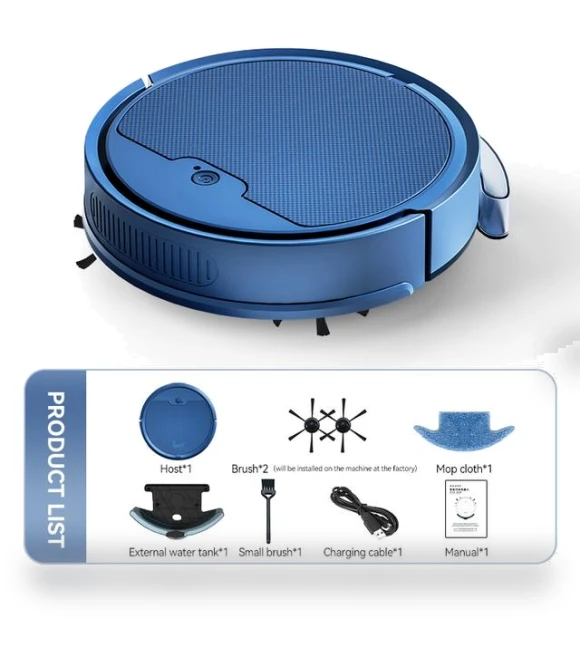 3-in-1 Wireless Sweeping and Cleaning Vacuum — Smart Cleaning Robots, Essager Electronic