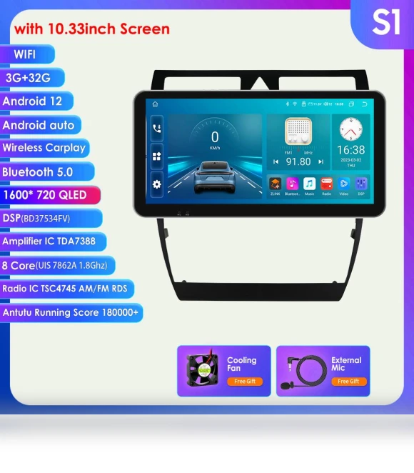 Android Car Radio with Carplay — Stereo Receivers, Hizpo