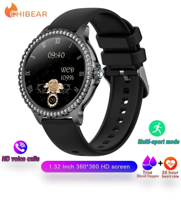 Fashion Smart Watch with Heart Rate and Blood Oxygen Monitor — Smartwatches, samrtwatch