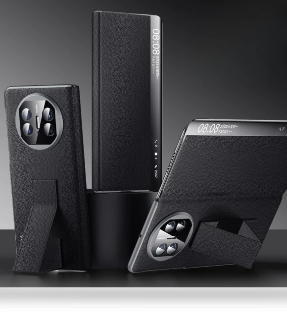 Phone Case Folding Smart Window Stand — Phone Accessories, Huawei