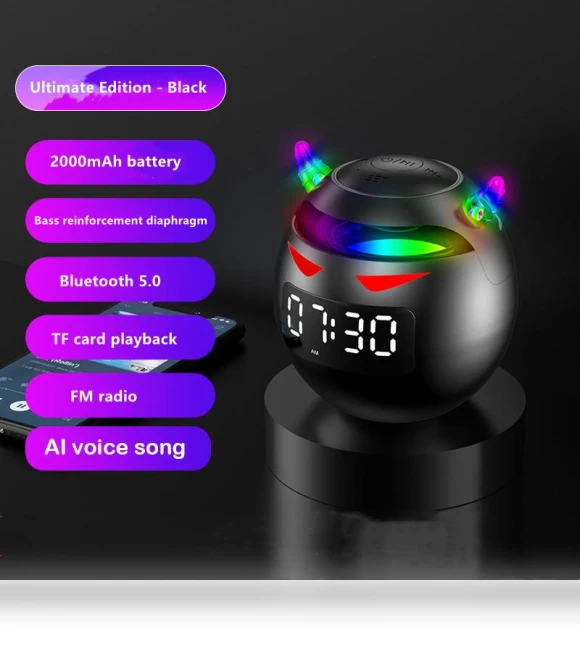 Portable Cute Little Devil AI Smart Bluetooth Speaker — Portable Sound Systems, PRISMA