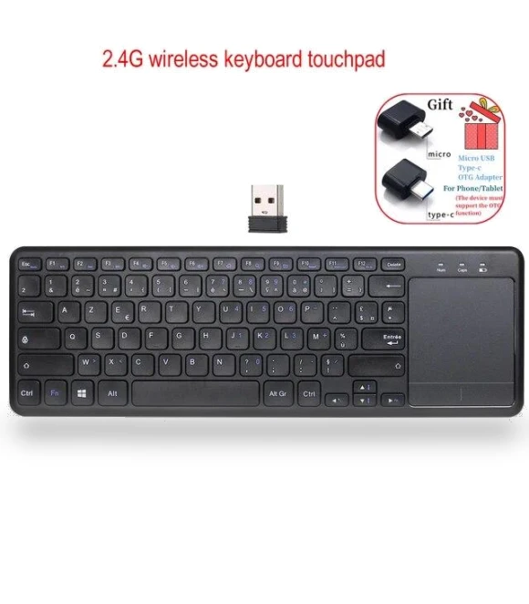 Portable Wireless Keyboard with Touch Panel — Keyboards, HZ-C