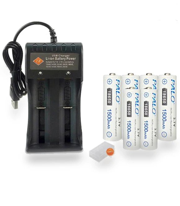 Smart USB Charger for 3.7V 18650 Lithium-ion Batteries — Chargers, PALO