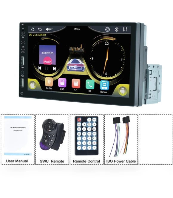 7-inch Car Radio Receiver — Stereo Receivers, Reakosound