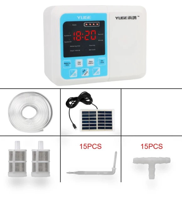 Automatic Solar-Powered Plant Watering Device — Automatic Irrigation, HOME LOVER