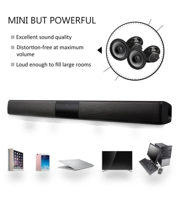 Bluetooth Soundbar with Speaker for TV — Sound Bars, Smart Mouse