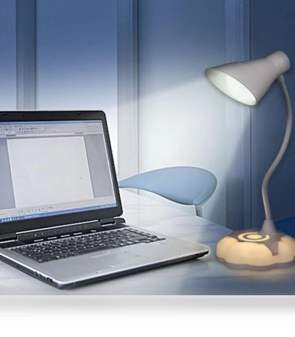 Creative Eye-Protection Desk Lamp with USB Charging — Study & Desk Lighting, L.RIDING PULO