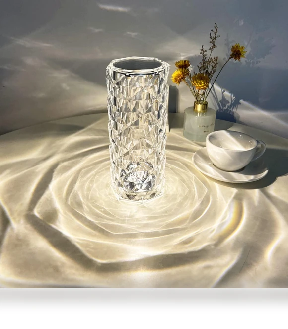 Crystal Table Lamp — Kids' Lamps, YH-Home & Kitchen