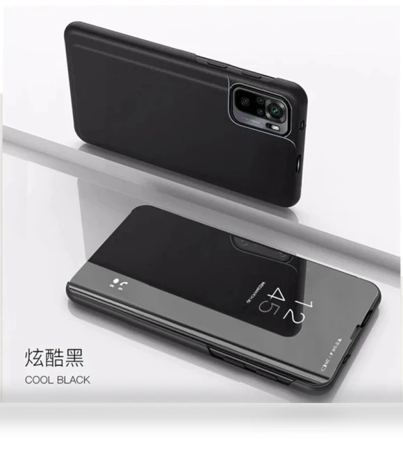 Leather Smart Mirror Magnetic Flip Phone Case — Flip Cases, case-A1