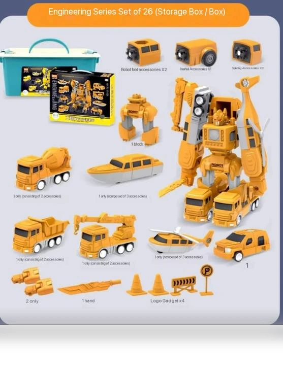 Magnetic Deformation Robot — Construction Kits, ZhenDuo Toy