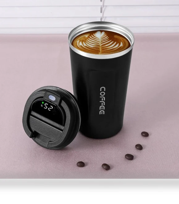Smart LED Display Coffee Mug — Beverage Warmers, Kangaroo