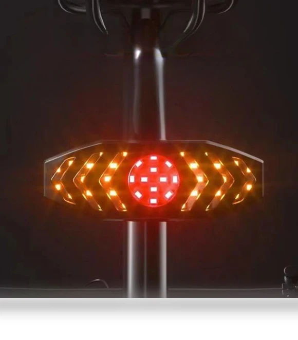 Smart Rear Bike Light with Remote Control — Bike Headlights, Binchi Outdoor Equipment