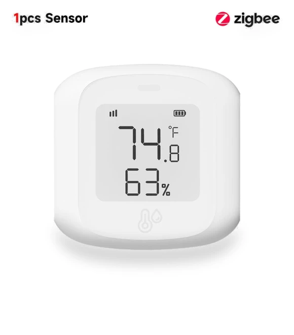 Smart Wi-Fi/Zigbee Temperature and Humidity Sensor — Home Climate Control, School Supplies Office Supplies