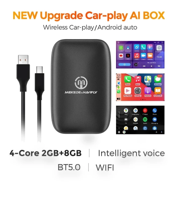 Universal CarPlay Android Auto Ai Box — Stereo Receivers, Reakosound