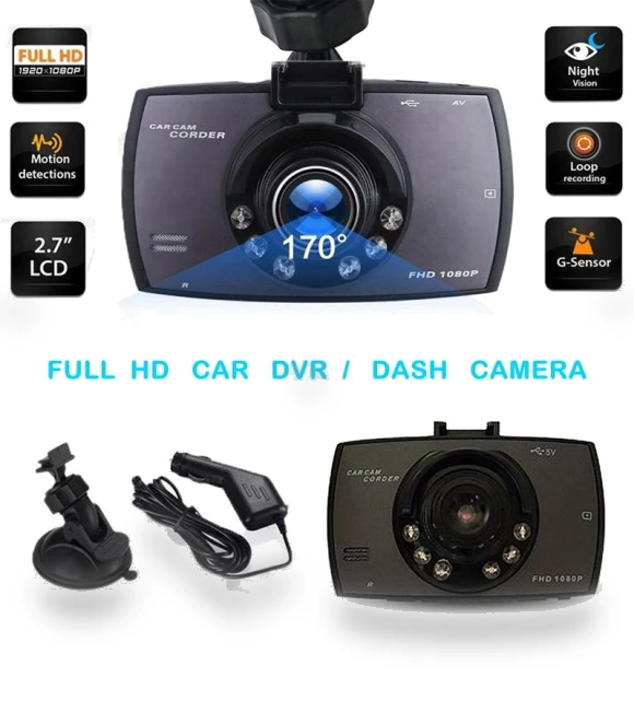 2.4-inch Car Dash Cam with IR Camera — Dashboard Cameras, LIAESMART