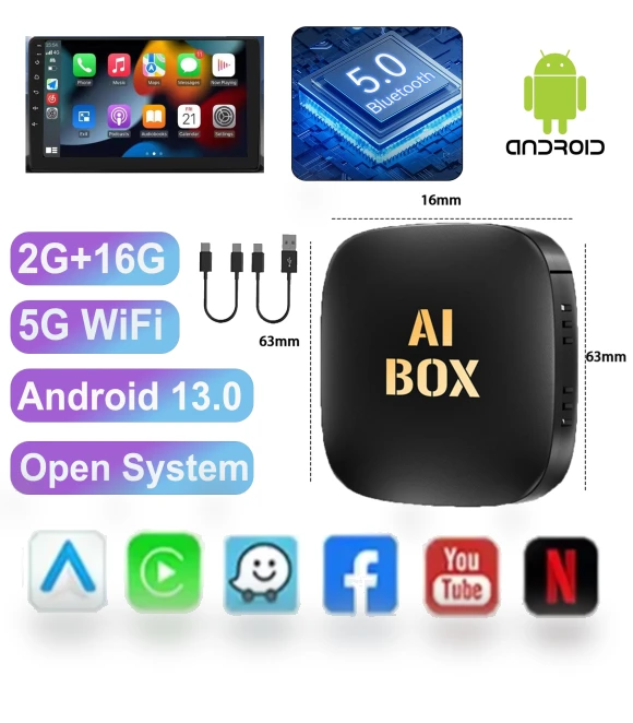 4G Smart AI Box for Car Radio — Car Accessories & Gadgets, JOHO