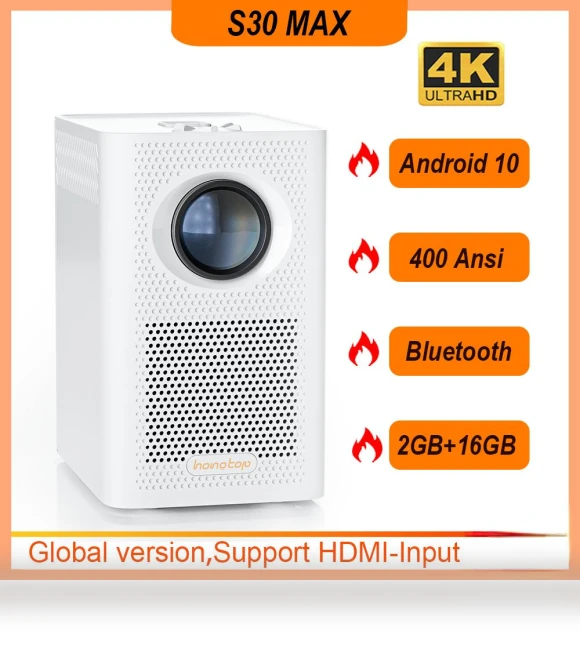Android 4K WIFI Portable Smart Home Theater Projector — Home Theater Projectors, ZHUOYUE168