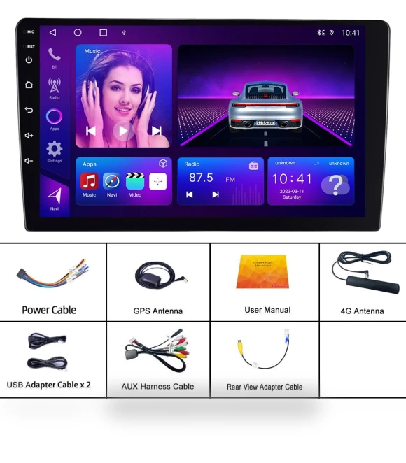 Android 9 2 Din Car Radio — Stereo Receivers, Reakosound