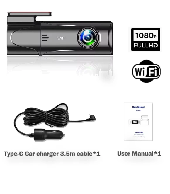 Dash Cam 1080P WiFi — Dashboard Cameras, PRISMA