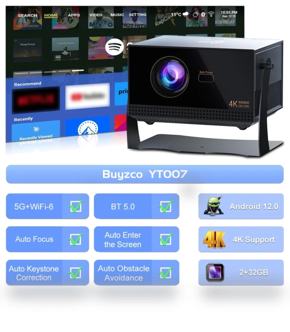 Full HD 360 Degree Suspension Projector — Home Theater Projectors, Projector Collection