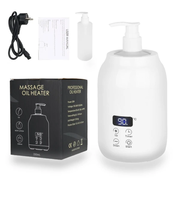 Massage Oil Warmer with Dual Bottle Dispenser — Towel Warmers, GLOMEVE