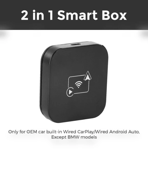 Mini Ai Box 2 TO 1 Wireless Car Adapter — Car Accessories & Gadgets, JOHO - CarGear