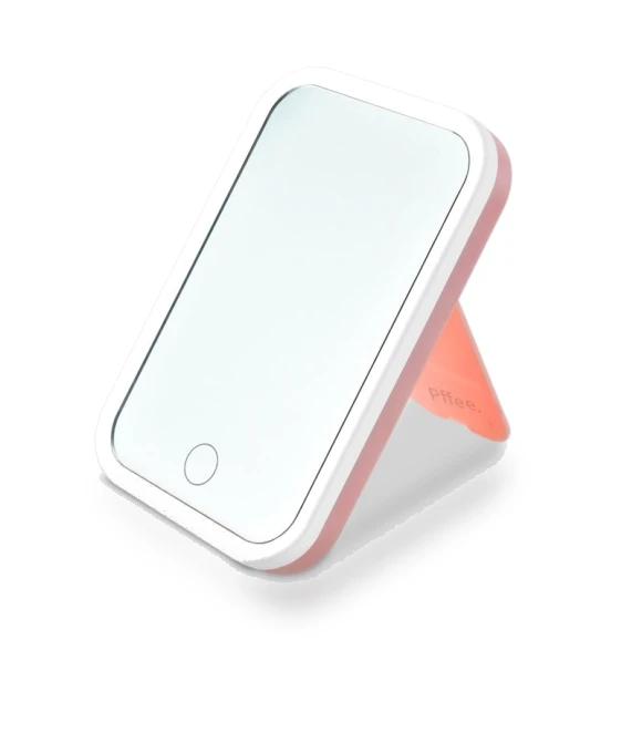 Mini LED Touch Makeup Mirror — Compact & Travel, Health oo Beauty