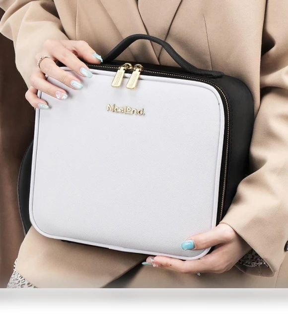 Smart LED Cosmetic Bag with Mirror — Cosmetic Cases, Makeup Kits