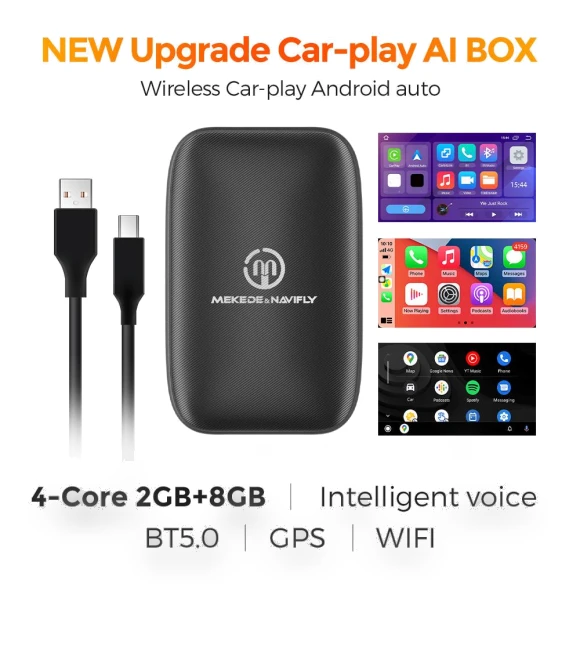 USB Wire to Wireless Carplay Android Auto Adapter — Phone Accessories, JOHO - CarGear