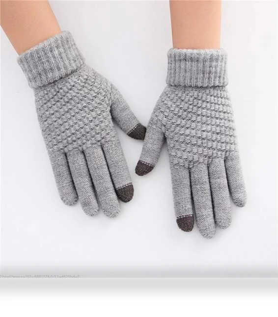 Winter Touchscreen Gloves — Cold Weather Gloves, Lucky Black Cat