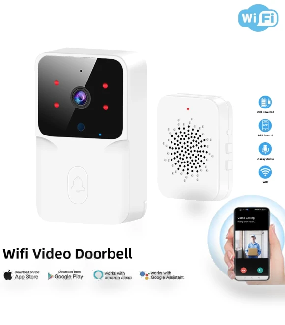 Wireless HD Video Doorbell — Smart Home Security, Yoghurt
