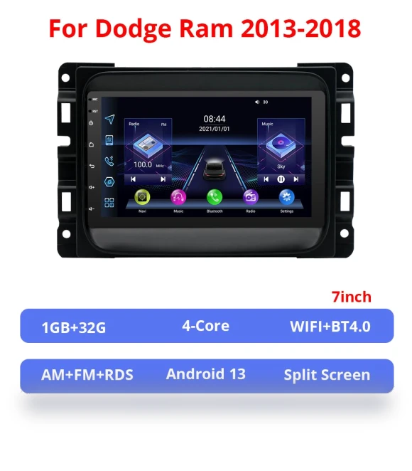 7-inch Android 13 Car Stereo — Stereo Receivers, NAVIGUIDE Car Life